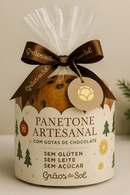 PANETONE COM GOTAS DE CHOCOLATE